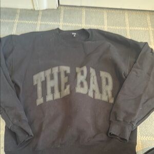 The Bar Black Sweatshirt